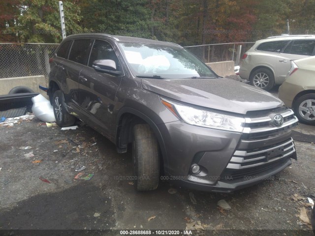 TOYOTA HIGHLANDER 2018 5tdjzrfhxjs836036