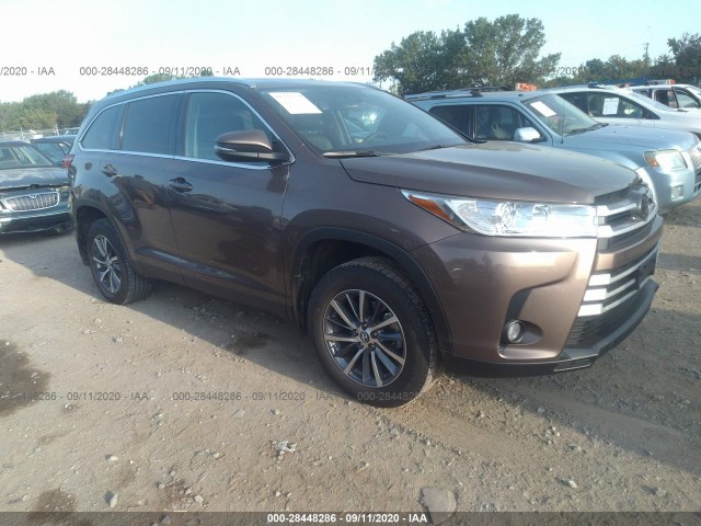 TOYOTA HIGHLANDER 2019 5tdjzrfhxks918530