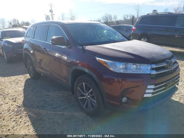 TOYOTA HIGHLANDER 2019 5tdjzrfhxks957201