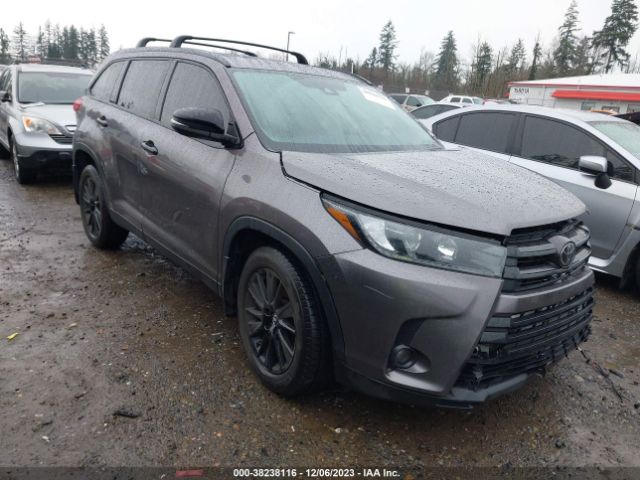 TOYOTA HIGHLANDER 2019 5tdjzrfhxks961121