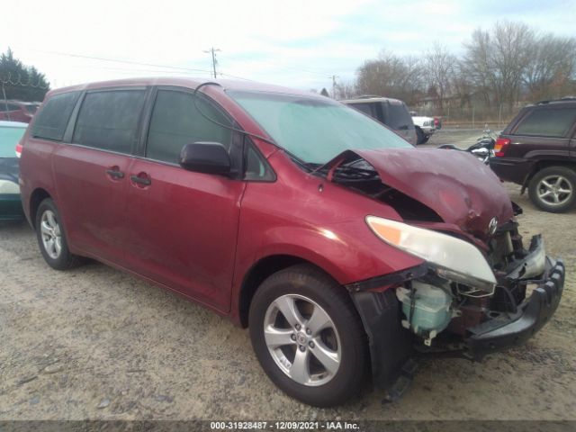 TOYOTA SIENNA 2012 5tdka3dc0cs012162