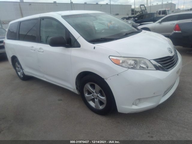 TOYOTA SIENNA 2012 5tdka3dc0cs014381