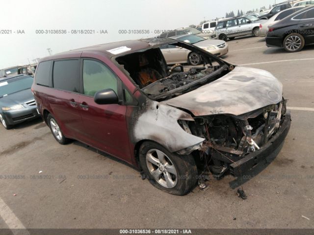 TOYOTA SIENNA 2012 5tdka3dc1cs012753