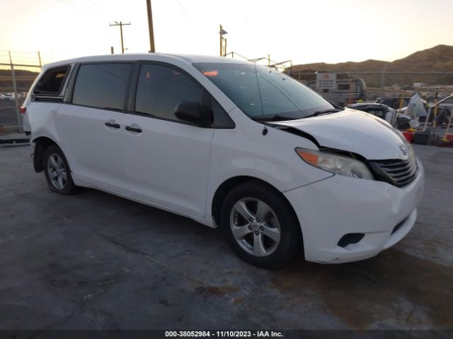 TOYOTA SIENNA 2012 5tdka3dc2cs012597