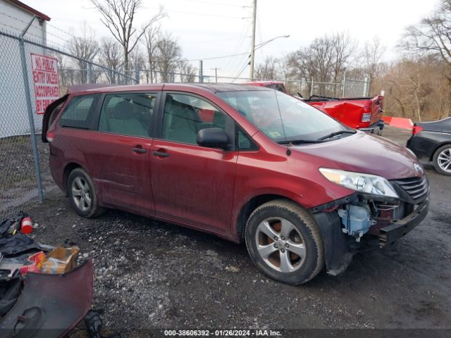 TOYOTA SIENNA 2012 5tdka3dc7cs013468