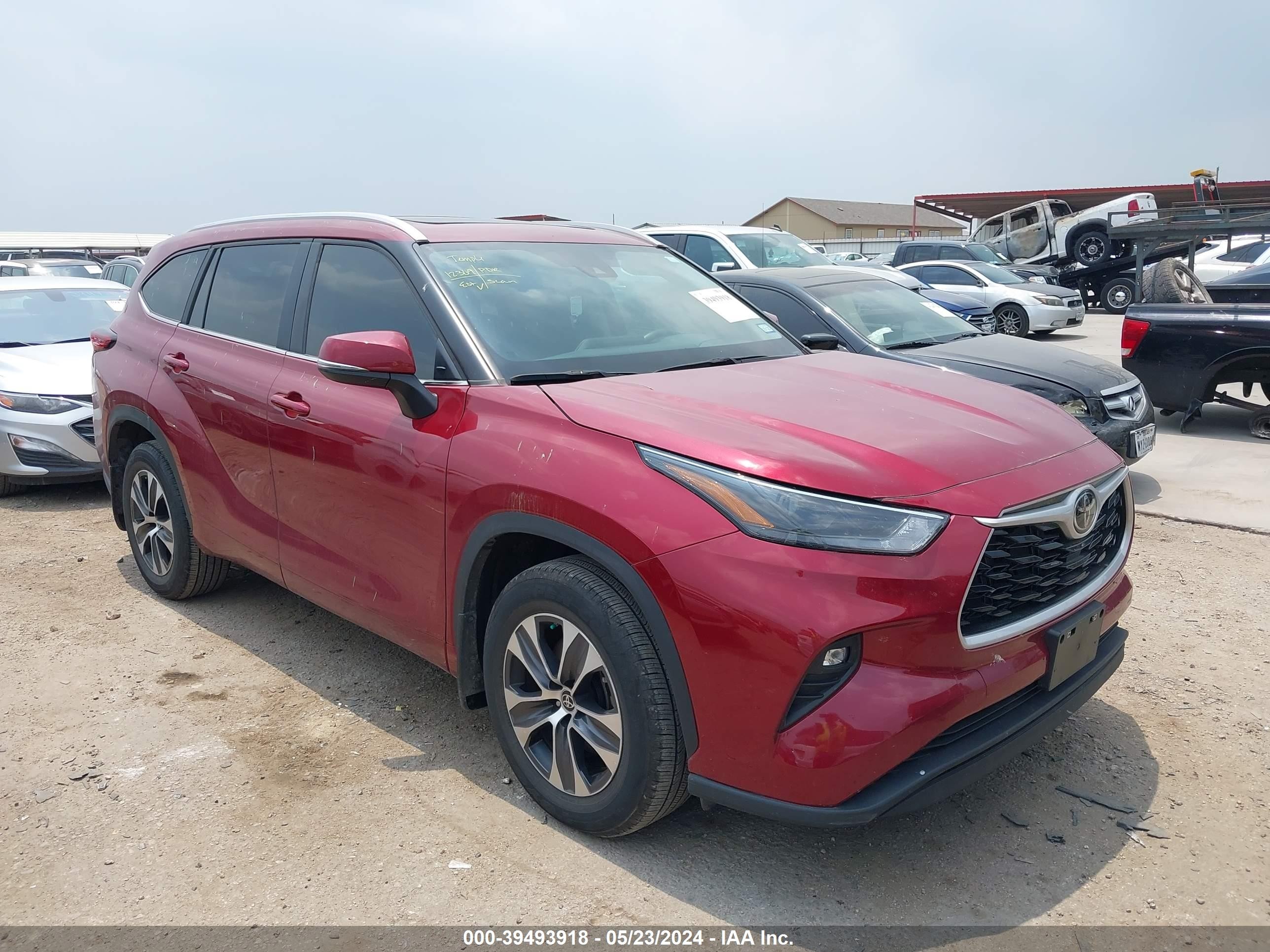 TOYOTA HIGHLANDER 2023 5tdkdrah5ps031869