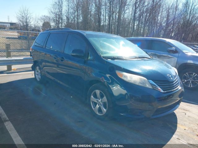 TOYOTA SIENNA 2012 5tdkk3dc0cs195284