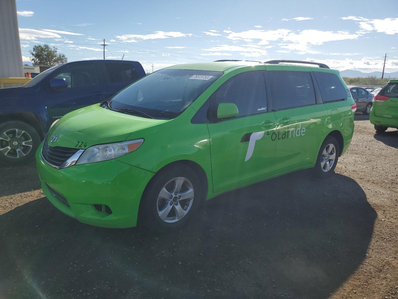 TOYOTA SIENNA LE 2014 5tdkk3dc1es445876