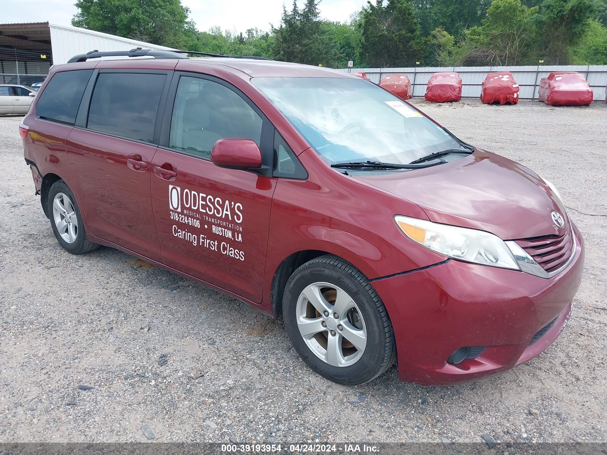 TOYOTA SIENNA 2015 5tdkk3dc1fs629409