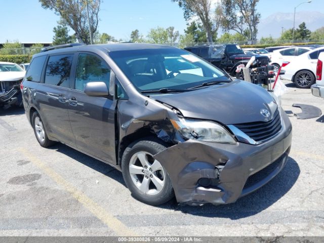 TOYOTA SIENNA 2012 5tdkk3dc2cs202140