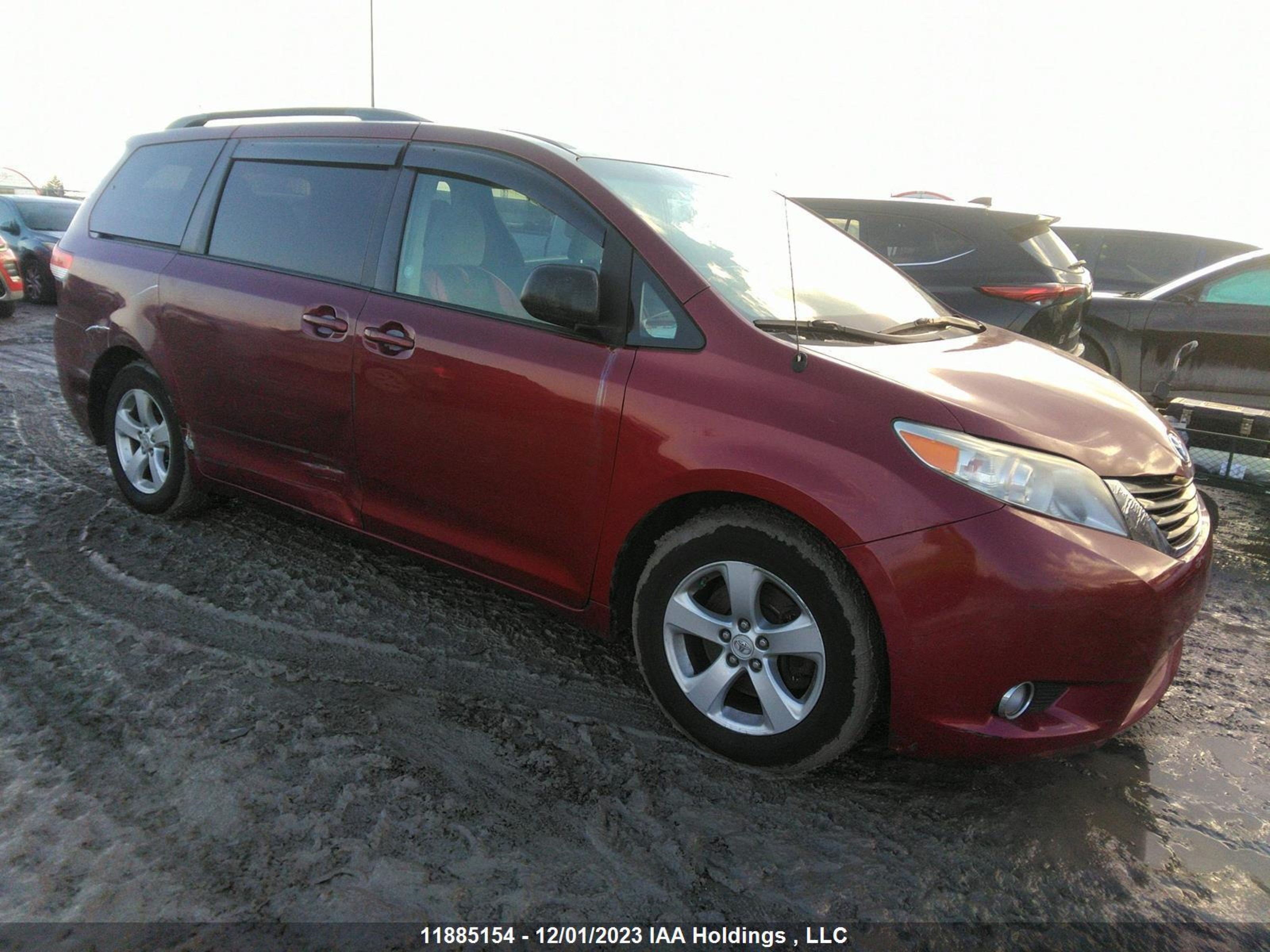 TOYOTA SIENNA LE 2011 5tdkk3dc4bs023757