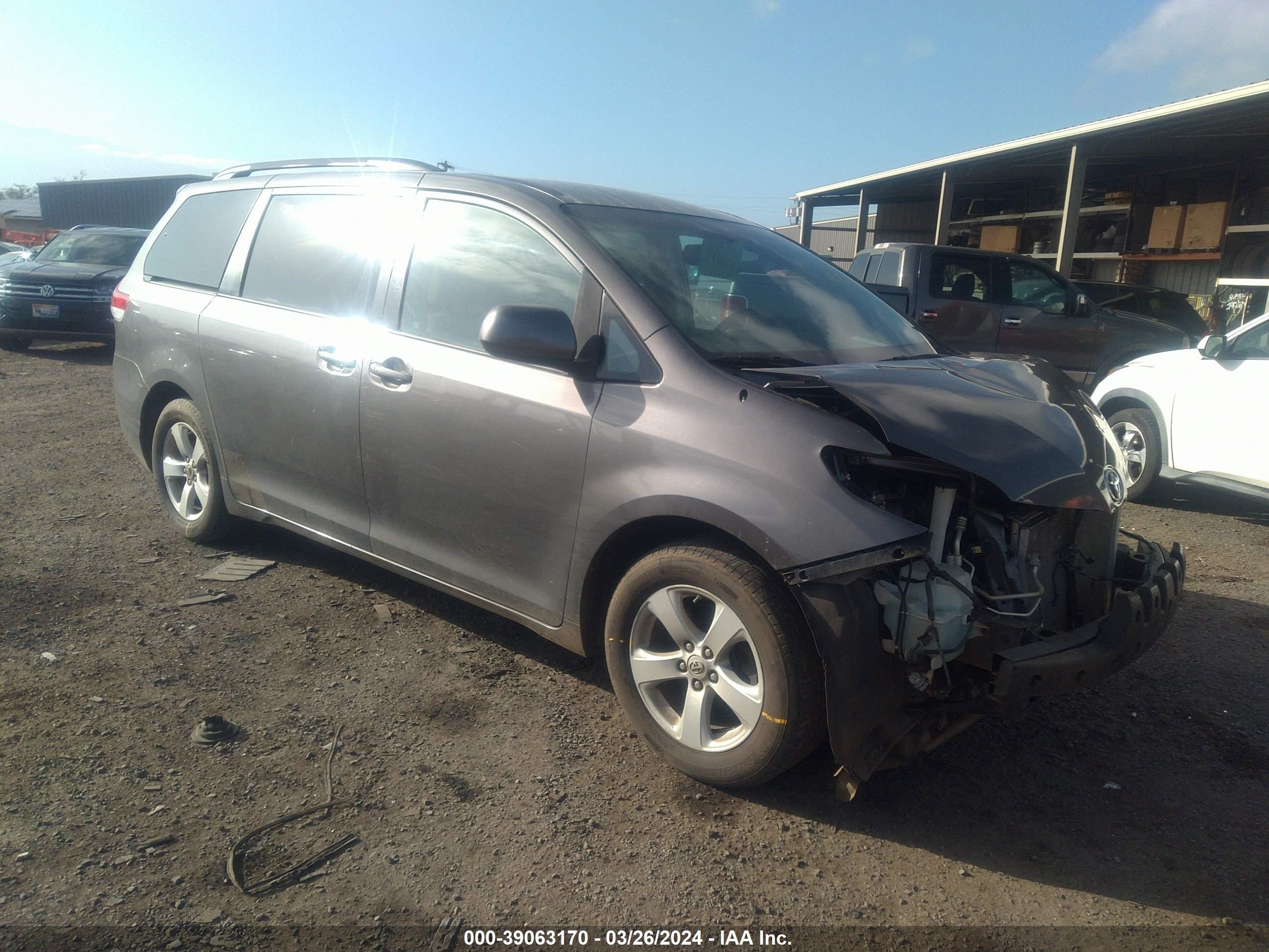 TOYOTA SIENNA 2012 5tdkk3dc4cs210272