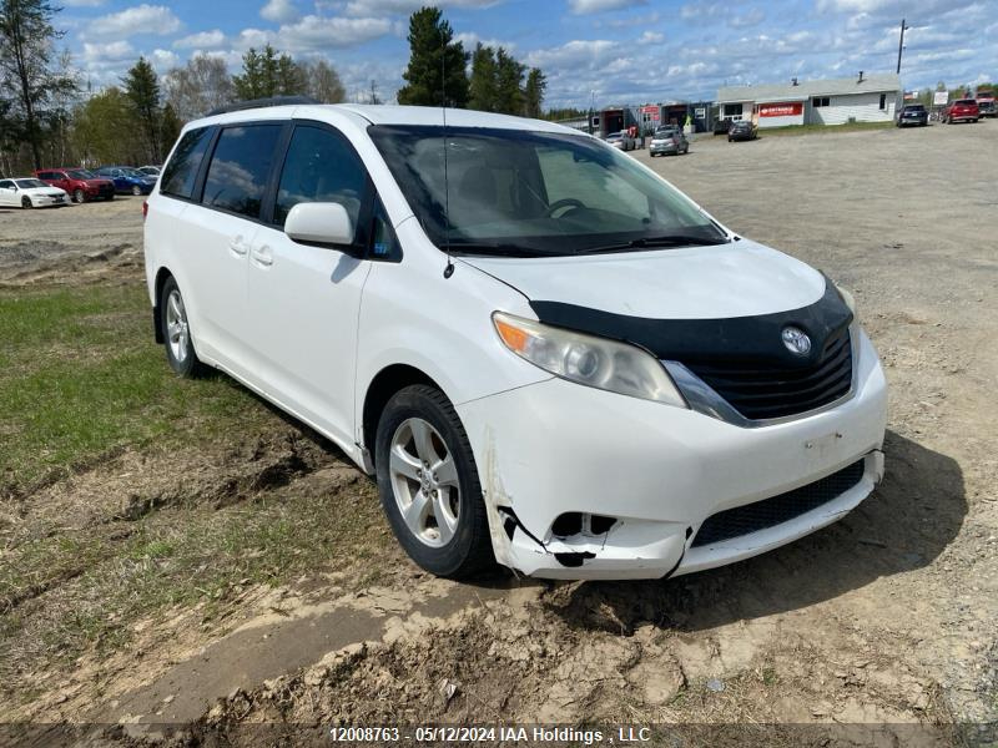 TOYOTA SIENNA LE 2012 5tdkk3dc4cs221353