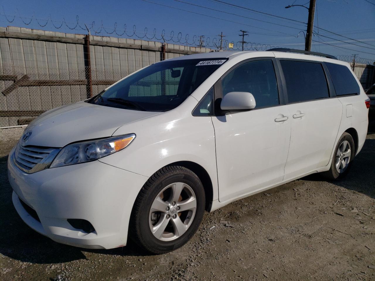 TOYOTA SIENNA 2015 5tdkk3dc4fs653235