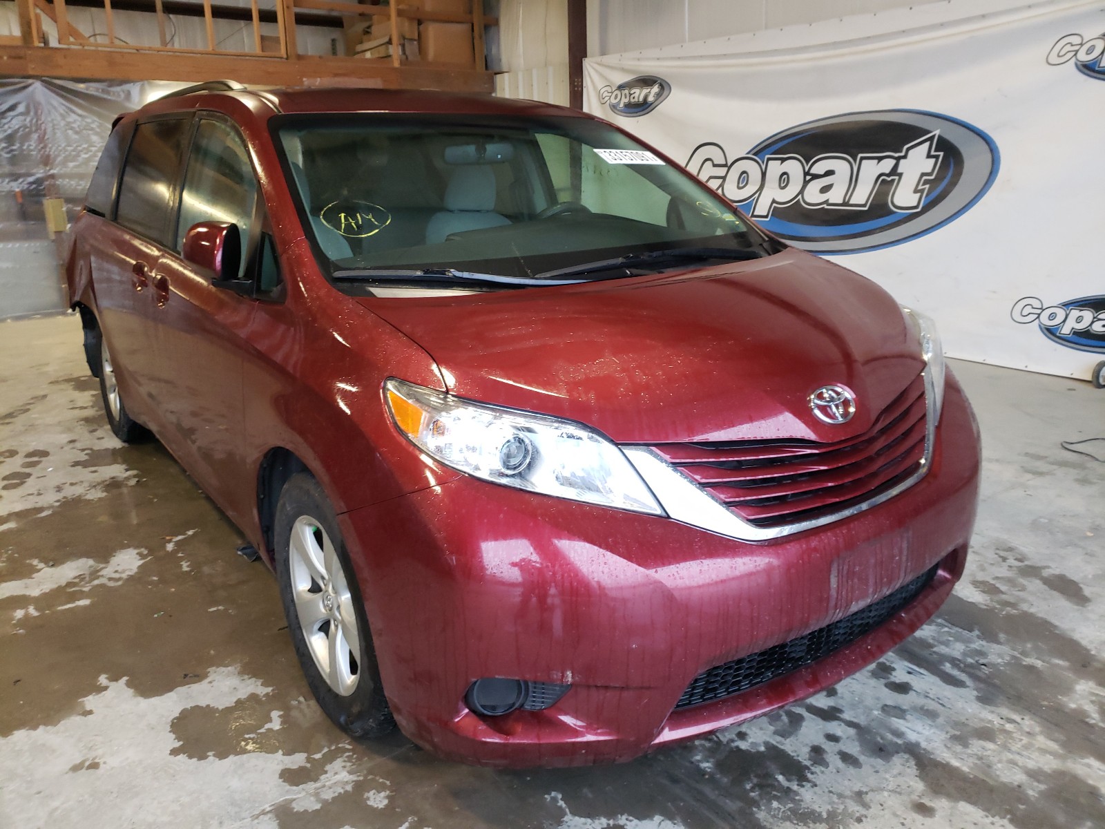 TOYOTA SIENNA LE 2016 5tdkk3dc4gs738982