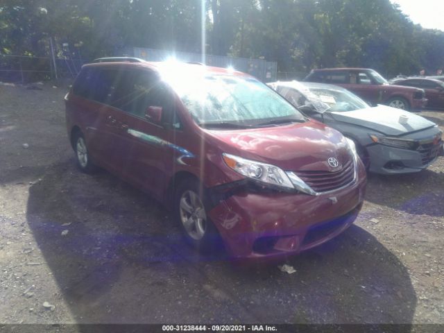 TOYOTA SIENNA 2016 5tdkk3dc4gs756950