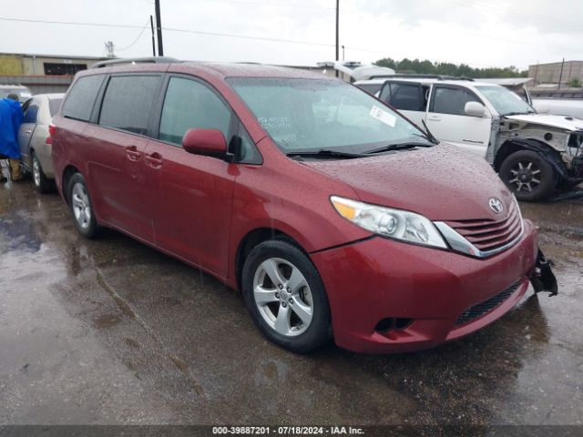 TOYOTA SIENNA 2016 5tdkk3dc5gs752633