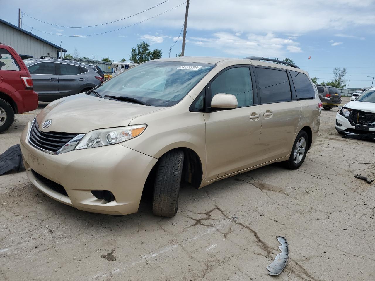 TOYOTA SIENNA 2012 5tdkk3dc6cs216333