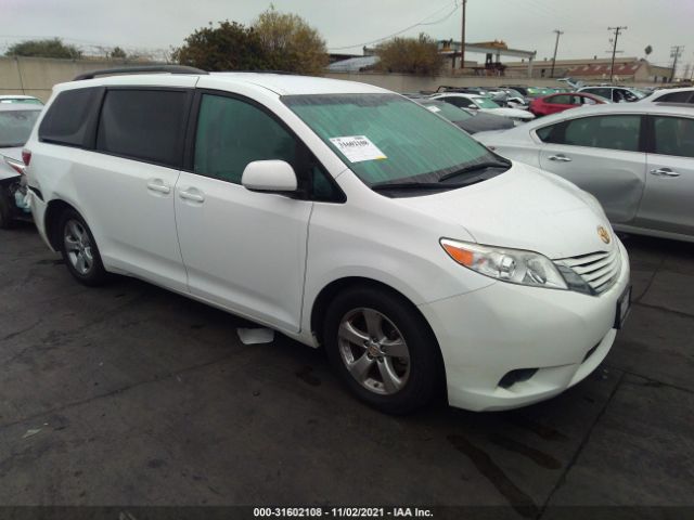 TOYOTA SIENNA 2016 5tdkk3dc6gs736053