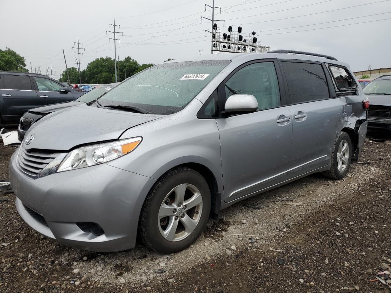 TOYOTA SIENNA 2015 5tdkk3dc8fs654775