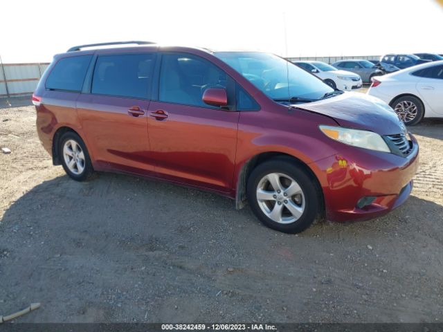 TOYOTA SIENNA 2012 5tdkk3dc9cs201762