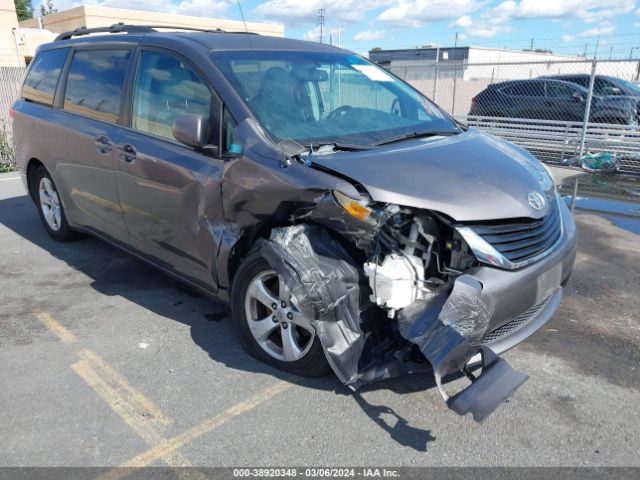 TOYOTA SIENNA 2012 5tdkk3dc9cs272394