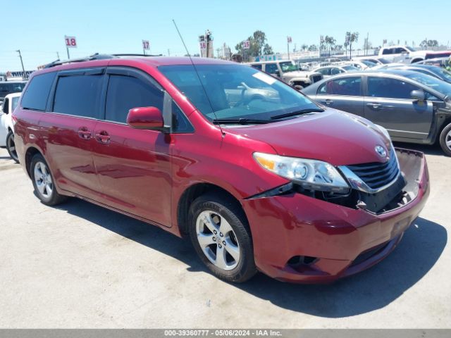 TOYOTA SIENNA 2012 5tdkk3dc9cs276428