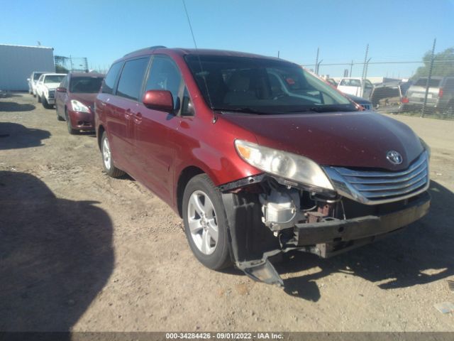 TOYOTA SIENNA 2014 5tdkk3dc9es445477