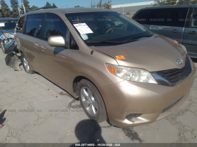 TOYOTA SIENNA 2011 5tdkk3dcxbs025187