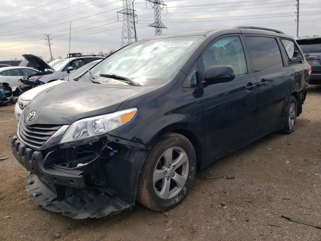 TOYOTA SIENNA 2012 5tdkk3dcxcs207912