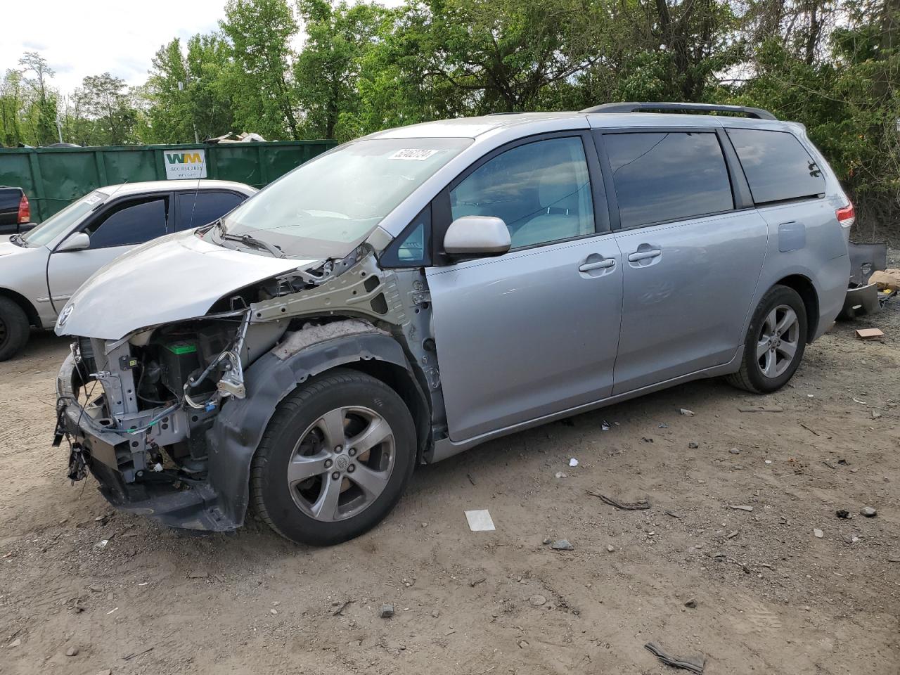 TOYOTA SIENNA 2012 5tdkk3dcxcs270234