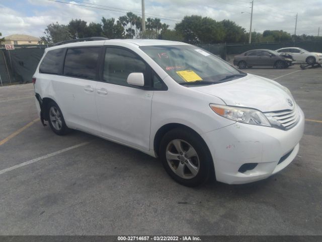 TOYOTA SIENNA 2015 5tdkk3dcxfs583515