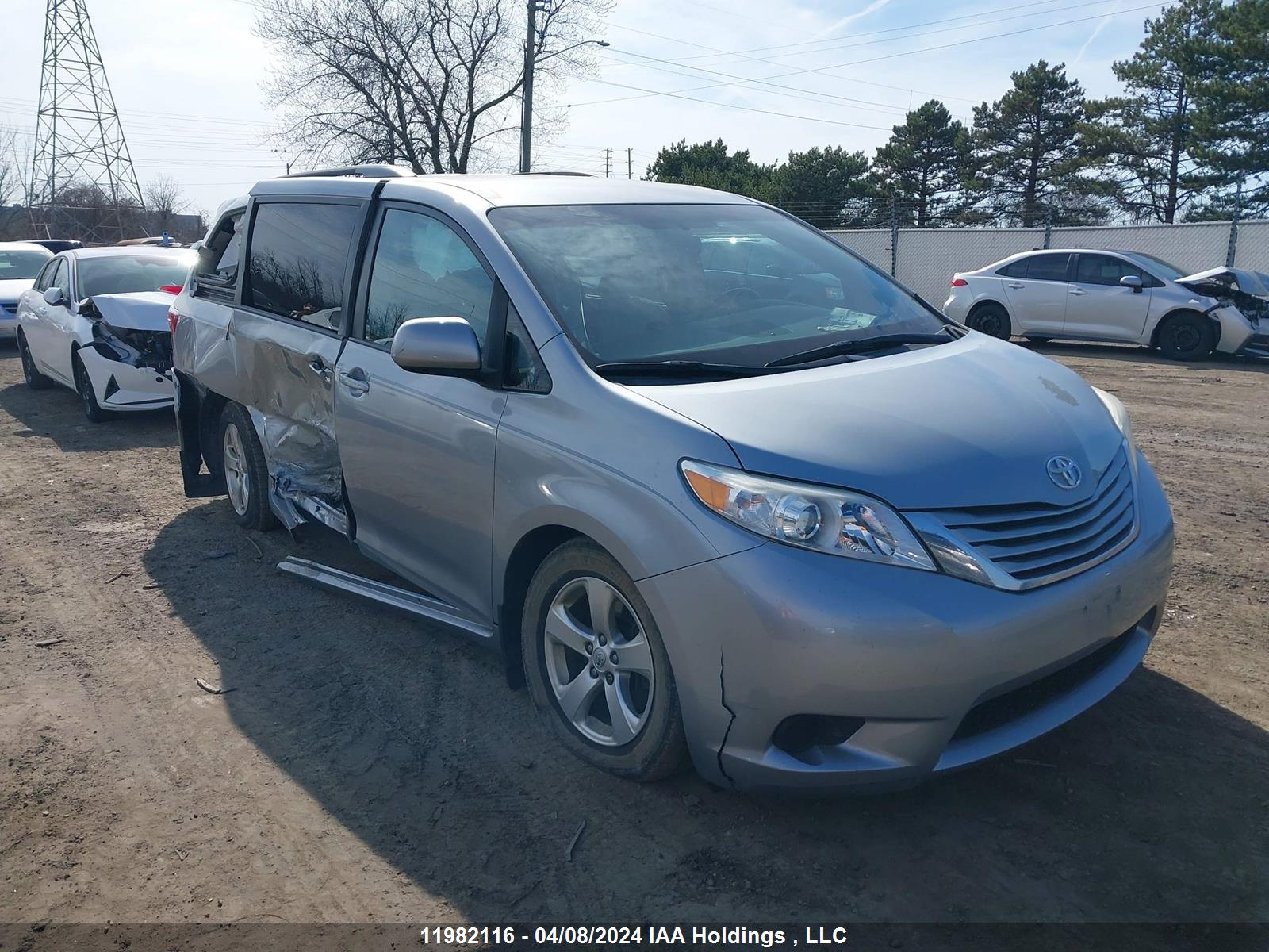 TOYOTA SIENNA 2016 5tdkk3dcxgs700012