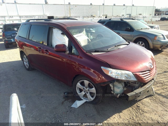 TOYOTA SIENNA 2016 5tdkk3dcxgs704349