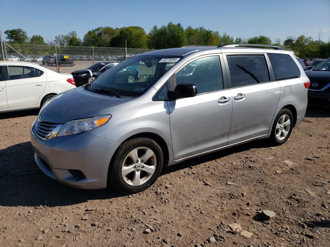 TOYOTA SIENNA 2016 5tdkk3dcxgs723452