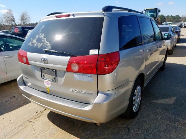 TOYOTA SIENNA CE 2010 5tdkk4cc1as300788