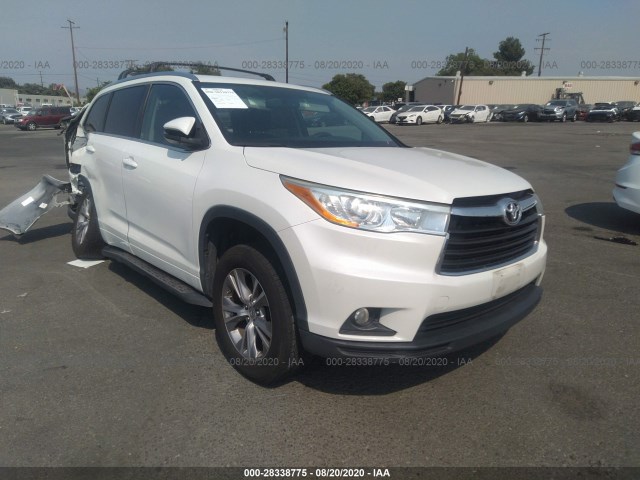 TOYOTA HIGHLANDER 2014 5tdkkrfh0es024050