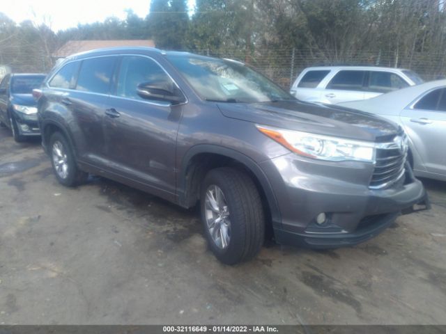 TOYOTA HIGHLANDER 2015 5tdkkrfh0fs047149