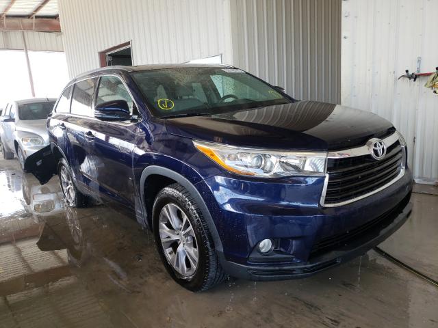 TOYOTA HIGHLANDER 2015 5tdkkrfh0fs100707