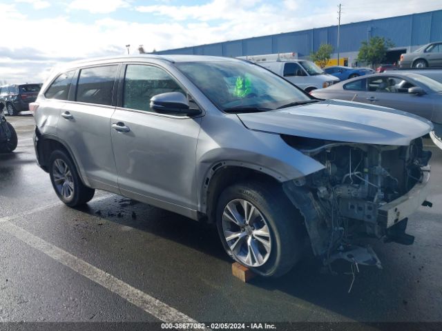 TOYOTA HIGHLANDER 2015 5tdkkrfh0fs113330