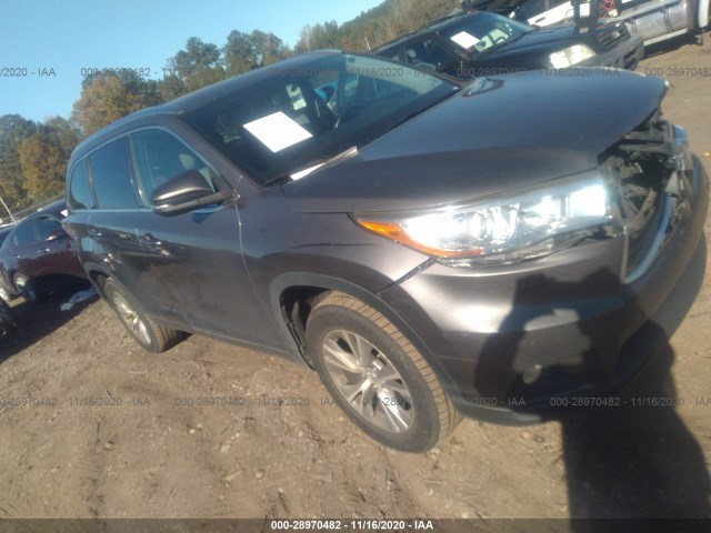 TOYOTA HIGHLANDER 2015 5tdkkrfh0fs116597