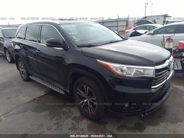 TOYOTA HIGHLANDER 2016 5tdkkrfh0gs125379