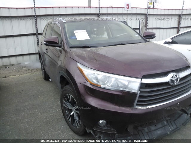 TOYOTA HIGHLANDER 2016 5tdkkrfh0gs160990