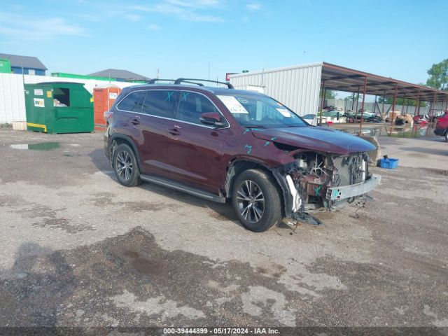 TOYOTA HIGHLANDER 2016 5tdkkrfh0gs187042