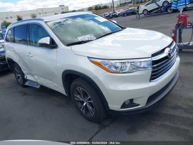 TOYOTA HIGHLANDER 2016 5tdkkrfh0gs503331