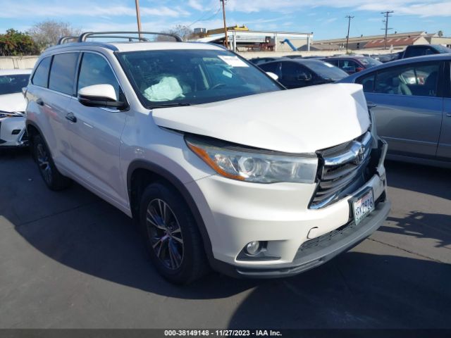 TOYOTA HIGHLANDER 2016 5tdkkrfh0gs506102