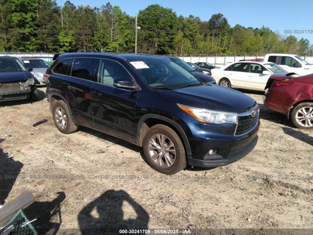 TOYOTA HIGHLANDER 2015 5tdkkrfh1fs053297