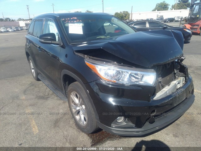 TOYOTA HIGHLANDER 2015 5tdkkrfh1fs068219