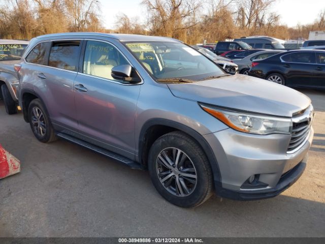 TOYOTA HIGHLANDER 2015 5tdkkrfh1fs075686