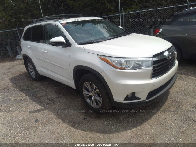 TOYOTA HIGHLANDER 2015 5tdkkrfh1fs088602